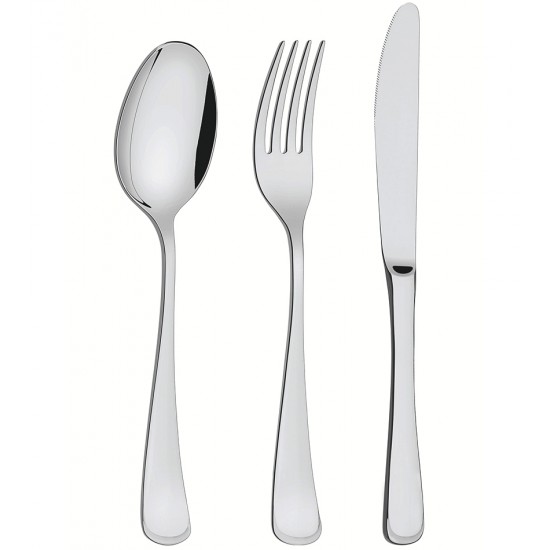 Faqueiro 101 Peças Mônaco Em Aço Inox Tramontina Com Estojo De Madeira